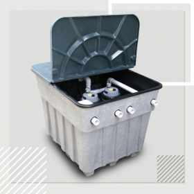 sistema de filtración de piscina de ozono enterrado pk8012 
